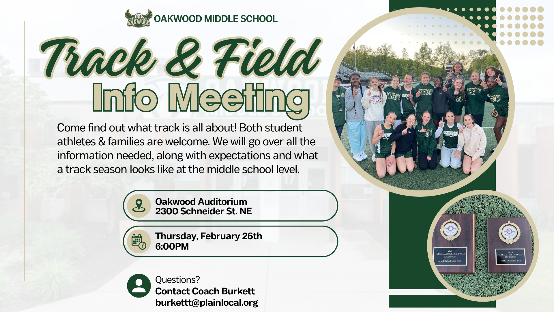 Track Field Info Meeting